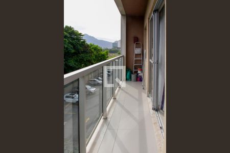 Varanda de kitnet/studio para alugar com 1 quarto, 45m² em Barra da Tijuca, Rio de Janeiro