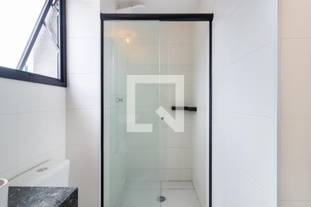 Banheiro de kitnet/studio para alugar com 1 quarto, 24m² em Vila Olímpia, São Paulo