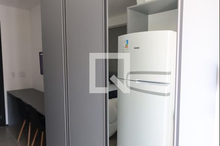 Cozinha de apartamento para alugar com 1 quarto, 21m² em Indianópolis, São Paulo