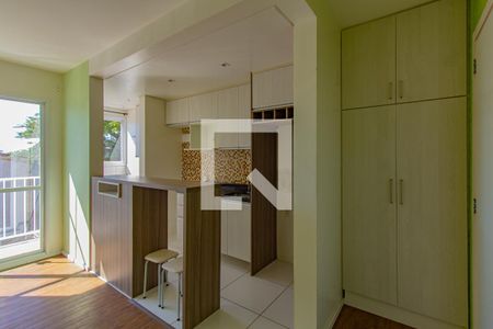 Sala de apartamento à venda com 2 quartos, 52m² em Fátima, Canoas