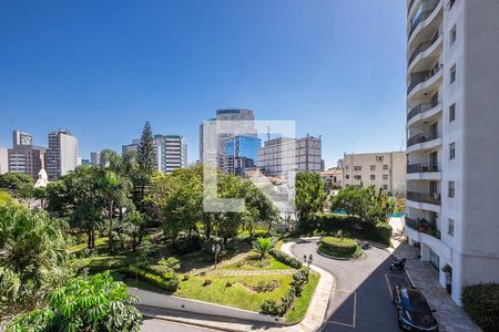 Sala/Cozinha -  Vista Varanda de apartamento para alugar com 1 quarto, 33m² em Pinheiros, São Paulo