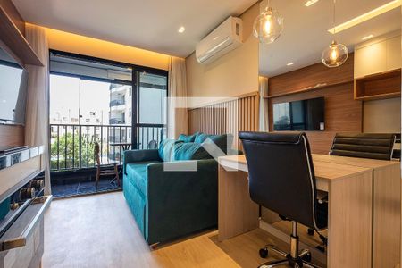 Sala/Cozinha de apartamento para alugar com 1 quarto, 33m² em Pinheiros, São Paulo