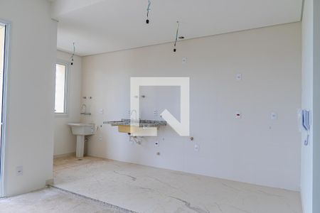 Sala/Cozinha de apartamento para alugar com 3 quartos, 92m² em Swiss Park, Campinas