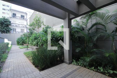 Apartamento para alugar com 28m², 1 quarto e sem vagaÁrea externa do salão de festas