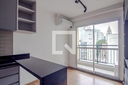 Sala de apartamento para alugar com 1 quarto, 28m² em República, São Paulo