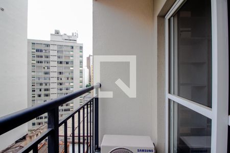Varanda de apartamento para alugar com 1 quarto, 28m² em República, São Paulo