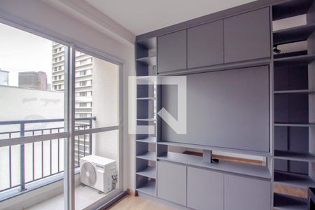 Sala de apartamento para alugar com 1 quarto, 28m² em República, São Paulo
