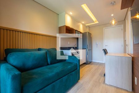 Sala/Cozinha de apartamento para alugar com 1 quarto, 33m² em Pinheiros, São Paulo