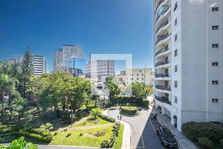 Sala/Cozinha - Vista Varanda de apartamento para alugar com 1 quarto, 33m² em Pinheiros, São Paulo