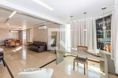 Varanda da Sala de apartamento à venda com 4 quartos, 140m² em Alto Barroca, Belo Horizonte