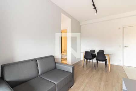 Sala de apartamento para alugar com 2 quartos, 65m² em Indianópolis, São Paulo
