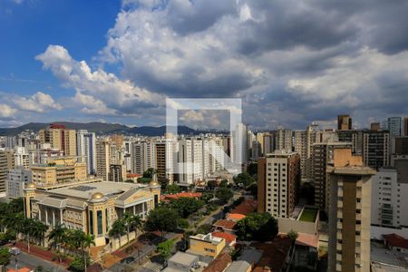 Vista do Quarto de apartamento à venda com 1 quarto, 40m² em Funcionários, Belo Horizonte