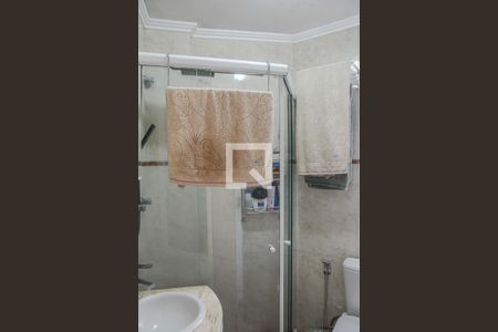 Banheiro da Suíte de apartamento à venda com 2 quartos, 72m² em Vila Caminho do Mar, São Bernardo do Campo