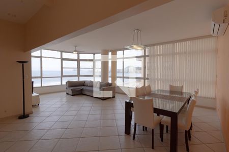 Sala de apartamento para alugar com 3 quartos, 180m² em Pitangueiras, Guarujá