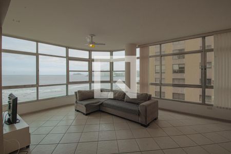 Sala de apartamento para alugar com 3 quartos, 180m² em Pitangueiras, Guarujá