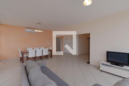 Sala de apartamento para alugar com 3 quartos, 180m² em Pitangueiras, Guarujá