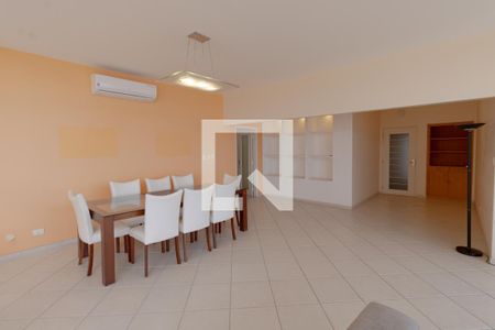 Sala de apartamento para alugar com 3 quartos, 180m² em Pitangueiras, Guarujá