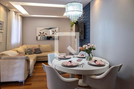 Sala de apartamento à venda com 3 quartos, 66m² em Vila Augusta, Guarulhos