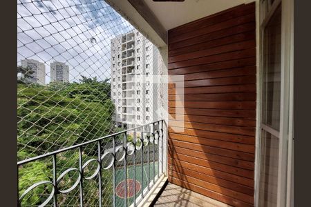 Varanda da Sala de apartamento para alugar com 3 quartos, 77m² em Vila Sofia, São Paulo