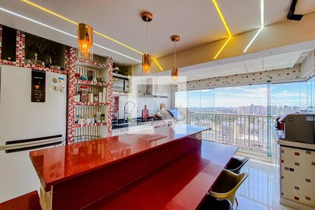 Sala/Cozinha de apartamento à venda com 3 quartos, 75m² em Belenzinho, São Paulo