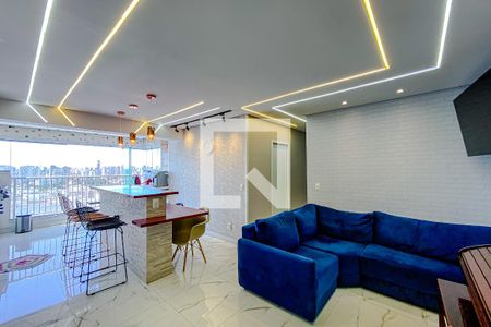 Sala/Cozinha de apartamento à venda com 3 quartos, 75m² em Belenzinho, São Paulo