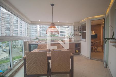 Varanda da Sala de apartamento à venda com 4 quartos, 254m² em Barra da Tijuca, Rio de Janeiro
