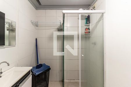 Banheiro de kitnet/studio para alugar com 1 quarto, 28m² em Campos Elíseos, São Paulo