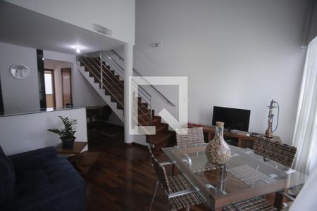 Sala de apartamento à venda com 1 quarto, 78m² em Belvedere, Belo Horizonte