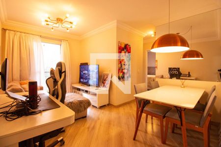 Sala  de apartamento à venda com 2 quartos, 52m² em Vila Firmiano Pinto, São Paulo