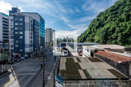 Vista de kitnet/studio para alugar com 1 quarto, 21m² em Centro, Santos