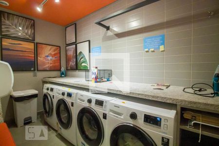 Studio para alugar com 24m², 1 quarto e sem vaga Studio para alugar com 24m², 1 quarto e sem vagaLavanderia