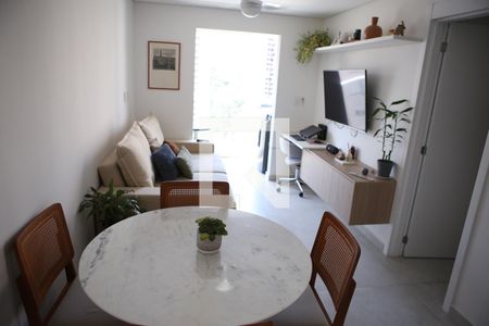 Sala de apartamento à venda com 1 quarto, 41m² em Vila Andrade, São Paulo