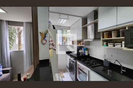 Cozinha e Área de Serviço de apartamento à venda com 2 quartos, 50m² em Recanto Quarto Centenario, Jundiaí