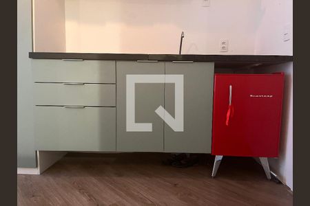 Cozinha de apartamento para alugar com 1 quarto, 18m² em Perdizes, São Paulo