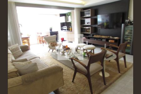 Sala de apartamento para alugar com 4 quartos, 142m² em Paraíso do Morumbi, São Paulo