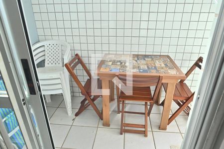 Sacada de apartamento para alugar com 1 quarto, 55m² em Vila Caiçara, Praia Grande
