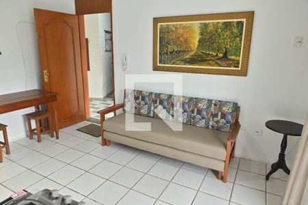 Sala/Cozinha de apartamento para alugar com 1 quarto, 55m² em Vila Caiçara, Praia Grande