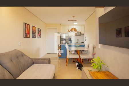 Sala/Cozinha de apartamento à venda com 2 quartos, 54m² em Vila Nambi, Jundiaí