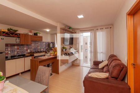 Sala de apartamento à venda com 2 quartos, 52m² em Santo Afonso, Novo Hamburgo