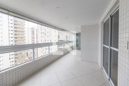 Varanda da Sala de apartamento para alugar com 2 quartos, 101m² em Aviação, Praia Grande