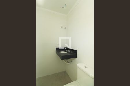 Suíte - Banheiro do Quarto 1 de apartamento à venda com 2 quartos, 70m² em Parque das Nações, Santo André