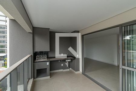 Varanda Gourmet de apartamento à venda com 3 quartos, 125m² em Nova Campinas, Campinas