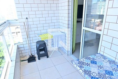 Varanda Sala de apartamento para alugar com 1 quarto, 48m² em Nova Mirim, Praia Grande