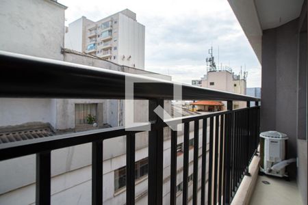 Varanda da Sala de kitnet/studio para alugar com 1 quarto, 25m² em Bela Vista, São Paulo