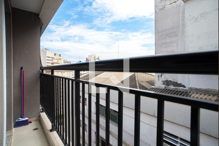 Varanda da Sala de kitnet/studio para alugar com 1 quarto, 25m² em Bela Vista, São Paulo