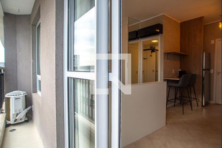 Varanda da Sala de kitnet/studio para alugar com 1 quarto, 25m² em Bela Vista, São Paulo
