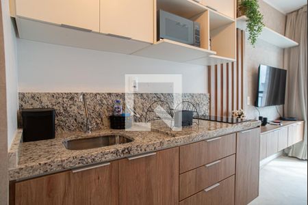 Studio para alugar com 25m², 1 quarto e sem vaga Studio para alugar com 25m², 1 quarto e sem vagaCozinha