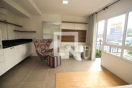Sala/Quarto de kitnet/studio para alugar com 1 quarto, 33m² em Jardim Botânico, Porto Alegre