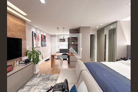 Quarto/Sala de kitnet/studio à venda com 0 quarto, 42m² em Brooklin Paulista, São Paulo