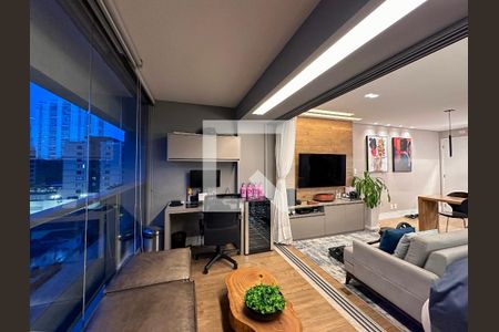 Sacada de kitnet/studio à venda com 0 quarto, 42m² em Brooklin Paulista, São Paulo
